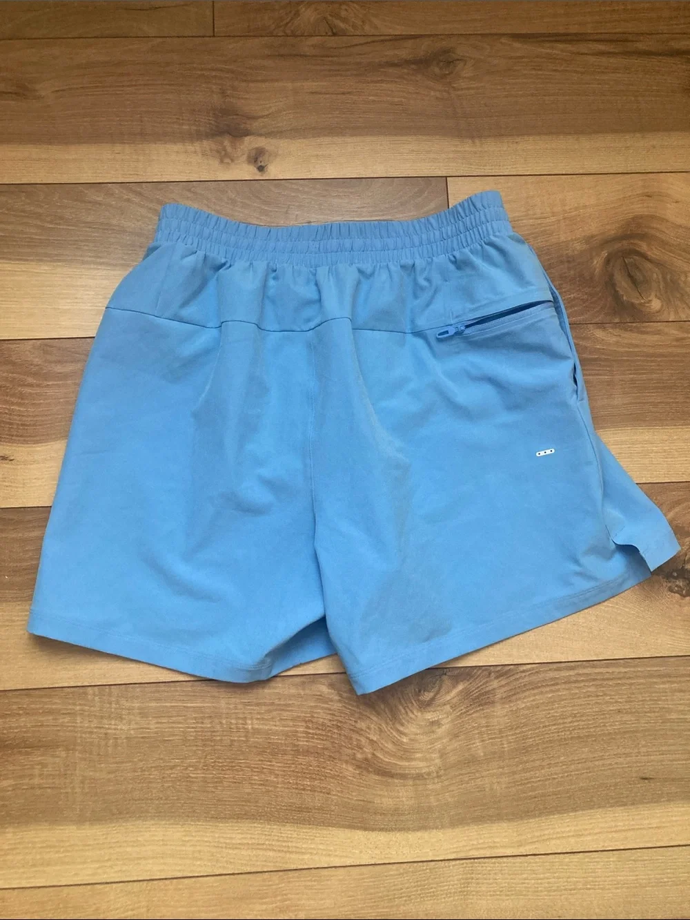 Lululemon Blue Linen 5” Pool Shorts Swim Trunks